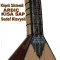 KÖPRÜ SİSTEMLİ SEDEF KLAVYELİ KISA SAP ARDIÇ 43 cm KÖPRÜ SİSTEMLİ SEDEF KLAVYELİ KISA SAP ARDIÇ 43 cm