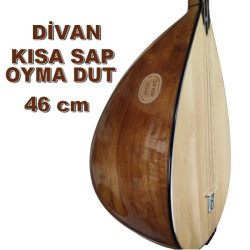 DİVAN BAĞLAMA OYMA DUT KISA SAP 46 cm DİVAN BAĞLAMA OYMA DUT KISA SAP 46 cm